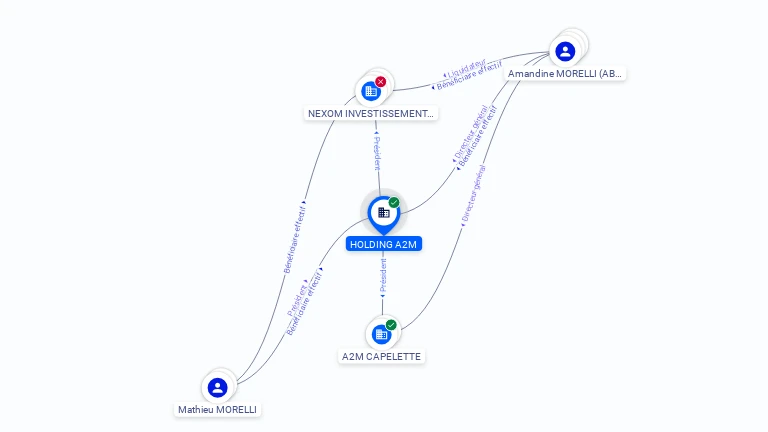 Cartographie gratuite HOLDING A2M - 894148261