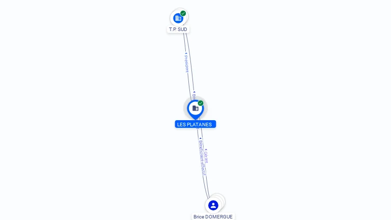 Cartographie gratuite LES PLATANES - 893535906