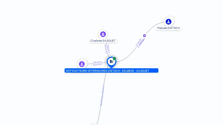 Cartographie gratuite SCP DOCTEURS VETERINAIRES DIETSCH - DELBEKE - GASQUET - 413166679