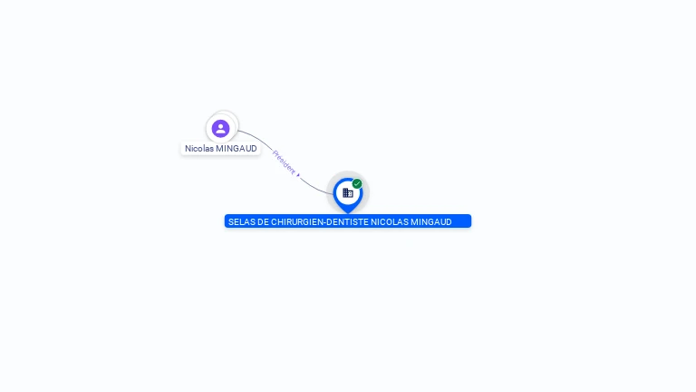 Cartographie gratuite SELAS DE CHIRURGIEN-DENTISTE NICOLAS MINGAUD - 832735344