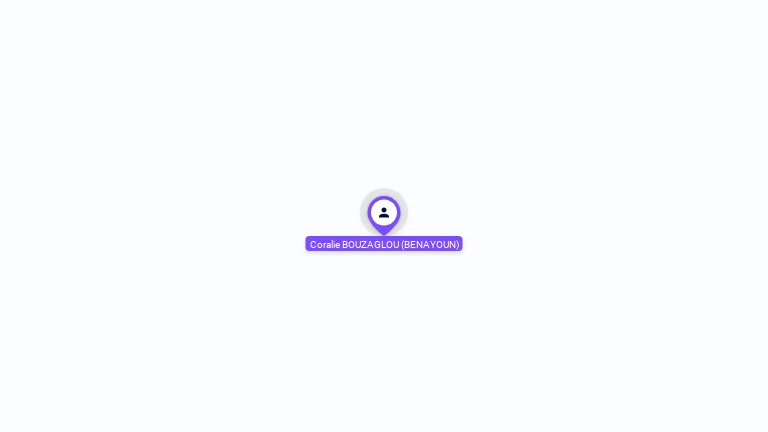 Cartographie gratuite de Coralie BOUZAGLOU