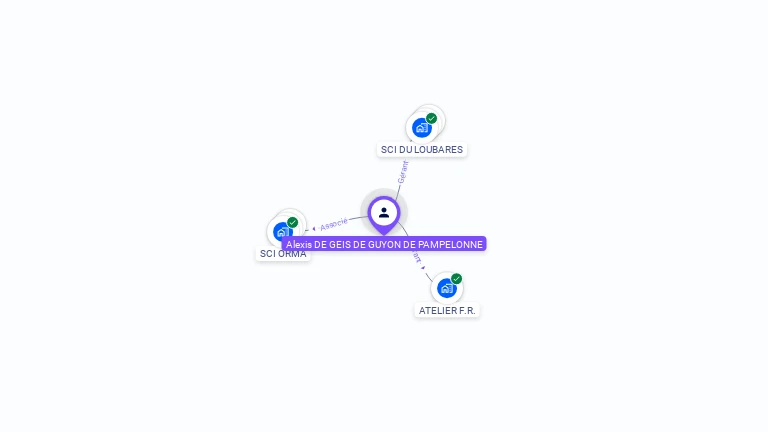 Cartographie gratuite d'Alexis DE GEIS DE GUYON DE PAMPELONNE