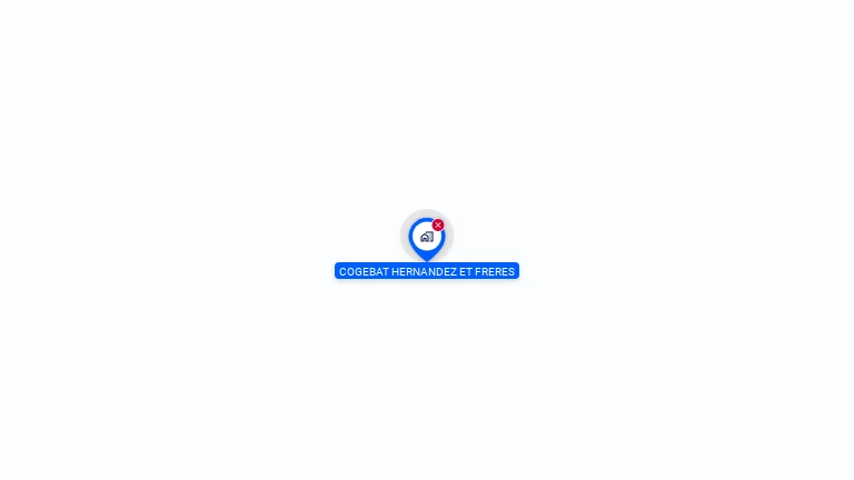 Cartographie gratuite de COGEBAT HERNANDEZ ET FRERES