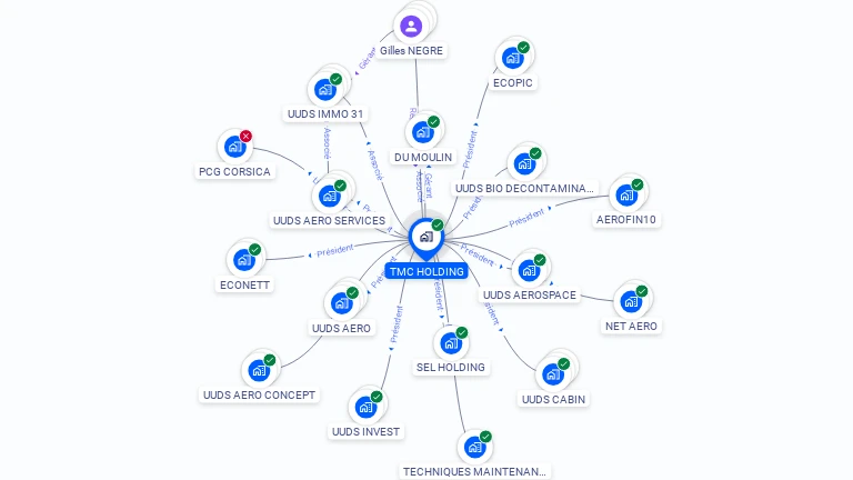 Cartographie gratuite de T M C HOLDING