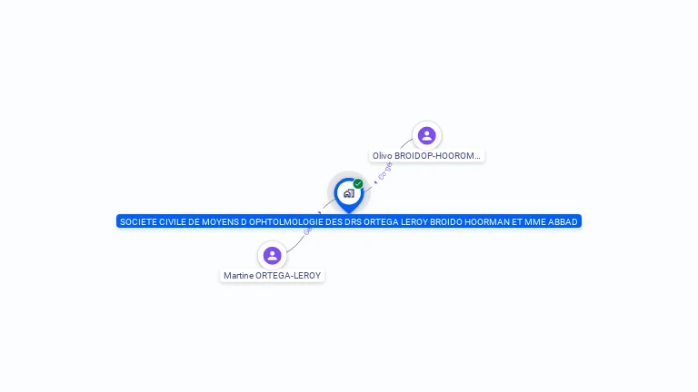 Cartographie gratuite de SCM ORTEGA LEROY BROIDO HOOREMAN ABBAD