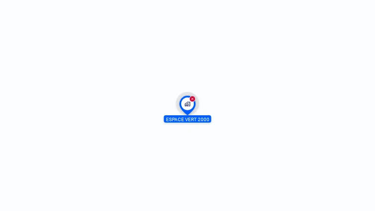 Cartographie gratuite d'ESPACE VERT 2000