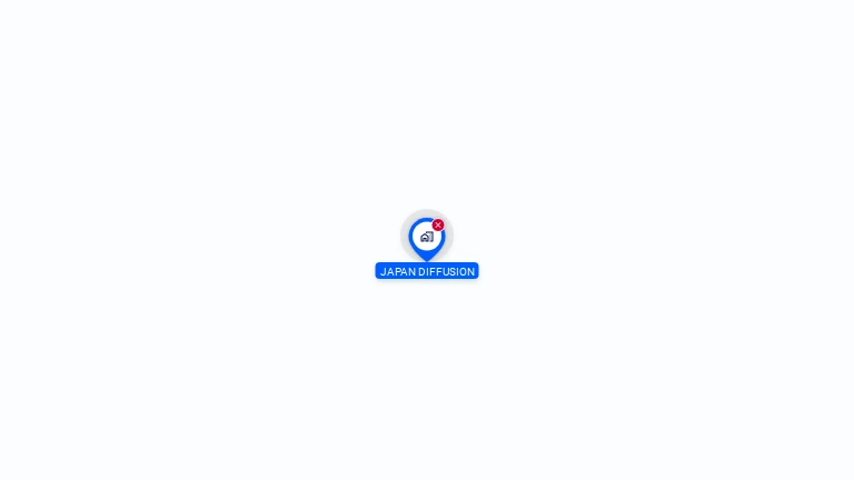 Cartographie gratuite de JAPAN DIFFUSION EURL
