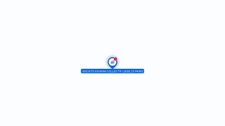 Cartographie gratuite de SNC LIEGE 25 PARIS 8EME