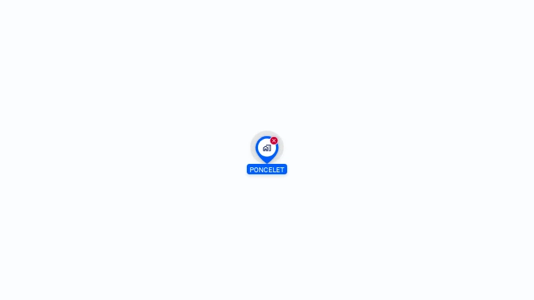 Cartographie gratuite de PONCELET