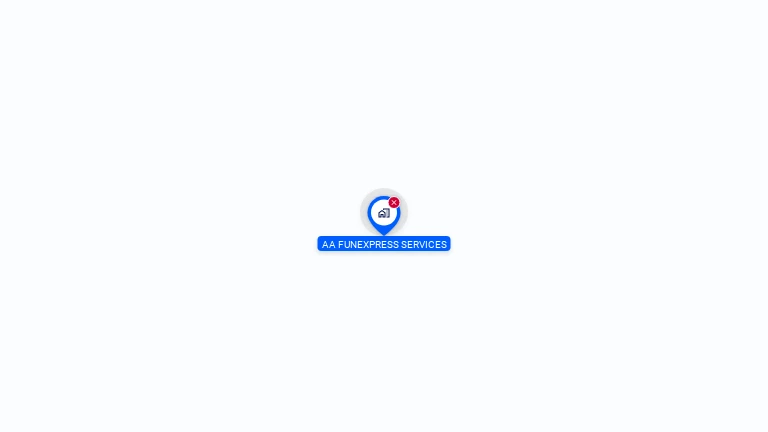 Cartographie gratuite d'AA FUNEXPRESS SERVICES