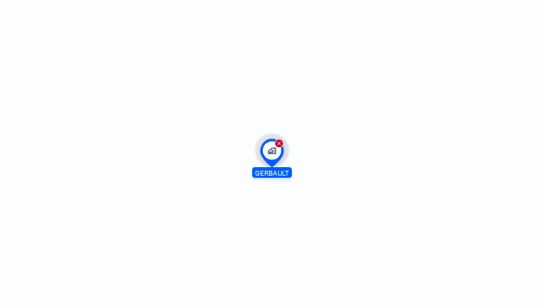 Cartographie gratuite de GERBAULT SERVICES