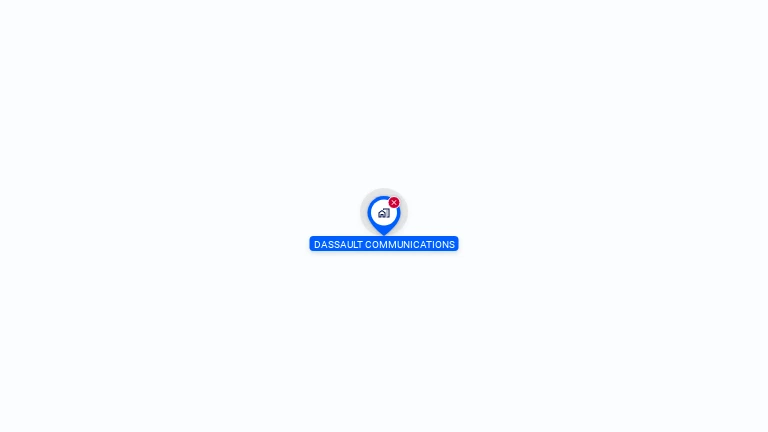 Cartographie gratuite de DASSAULT COMMUNICATIONS