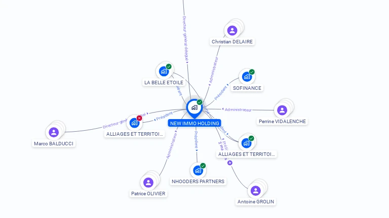 Cartographie gratuite de NEW IMMO HOLDING