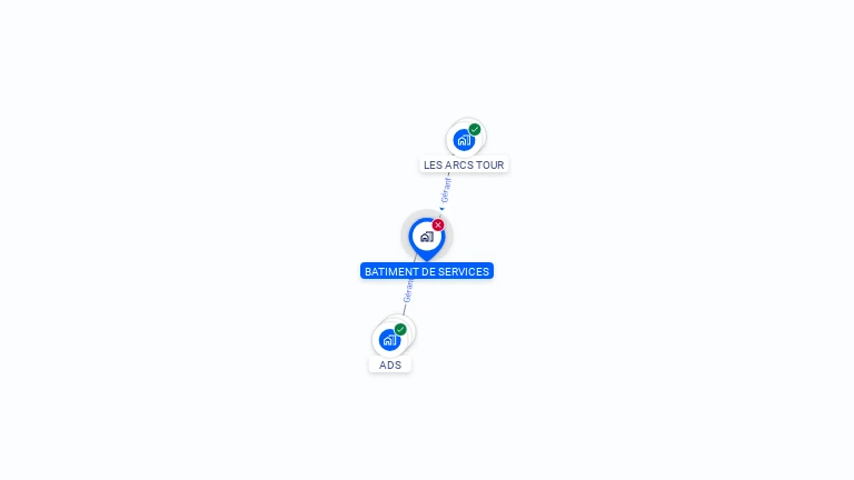 Cartographie gratuite de BATIMENT DE SERVICES
