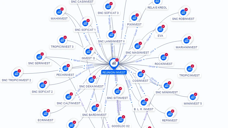Cartographie gratuite de REUNION INVEST