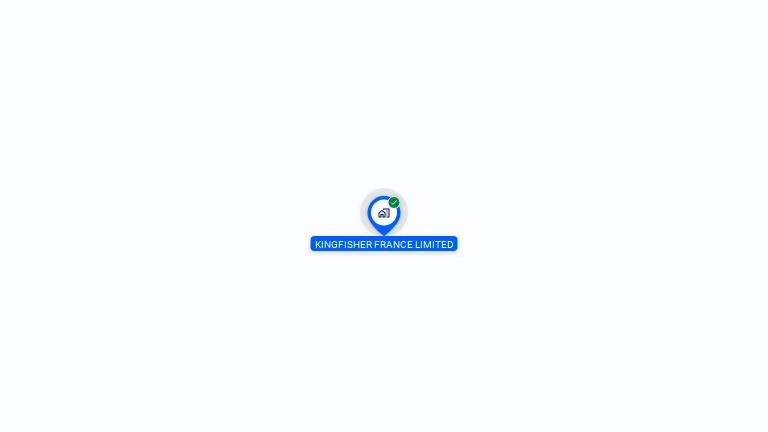 Cartographie gratuite de KINGFISHER FRANCE LIMITED