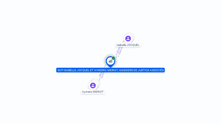 Cartographie gratuite de SCP ISABELLE JOCQUEL ET AYMERIC MERIOT, HUISSIERS DE JUSTICE ASSOCIES