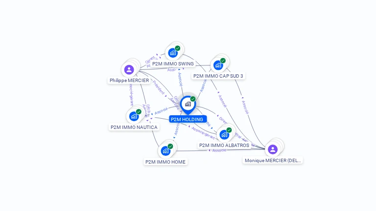 Cartographie gratuite de P2M HOLDING