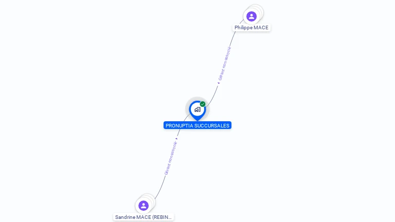 Cartographie gratuite de PRONUPTIA SUCCURSALES