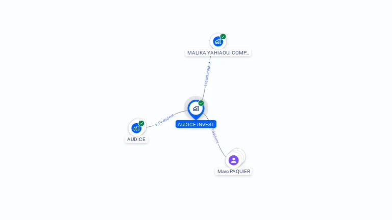 Cartographie gratuite d'AUDICE INVEST