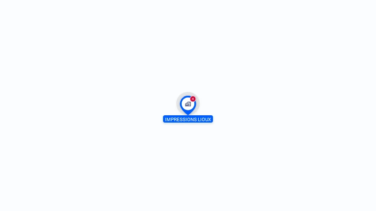 Cartographie gratuite d'IMPRESSION LIOUX