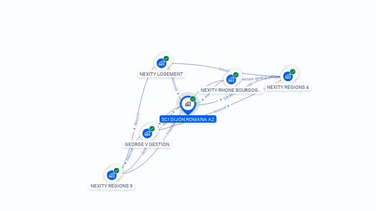 Cartographie gratuite de SCI DIJON ROMANA A2