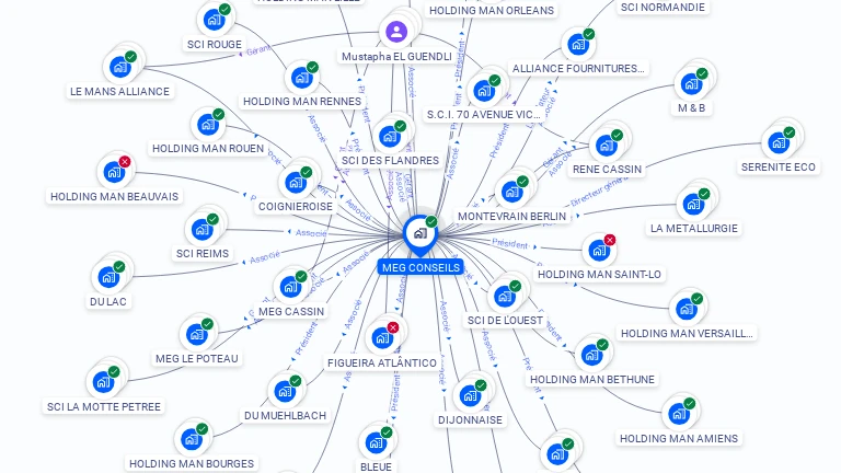 Cartographie gratuite de MEG CONSEILS