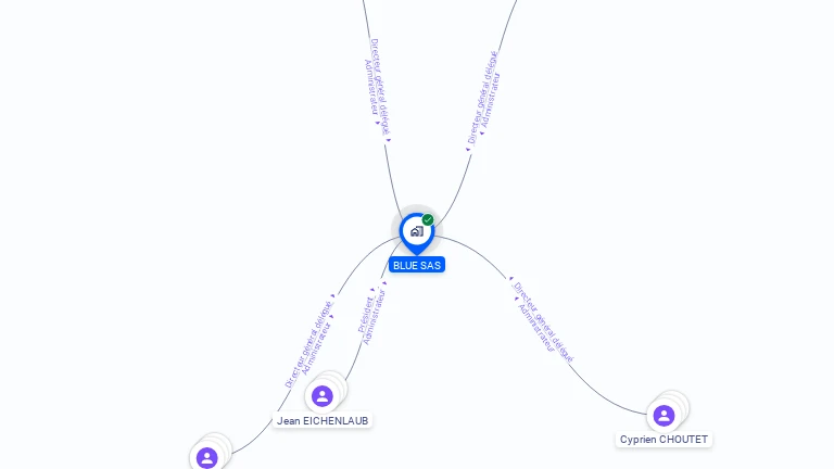Cartographie gratuite de BLUE SAS