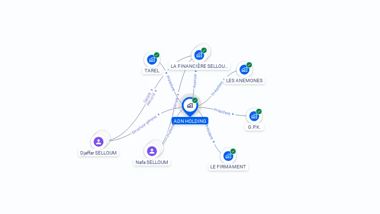Cartographie gratuite d'ADN HOLDING