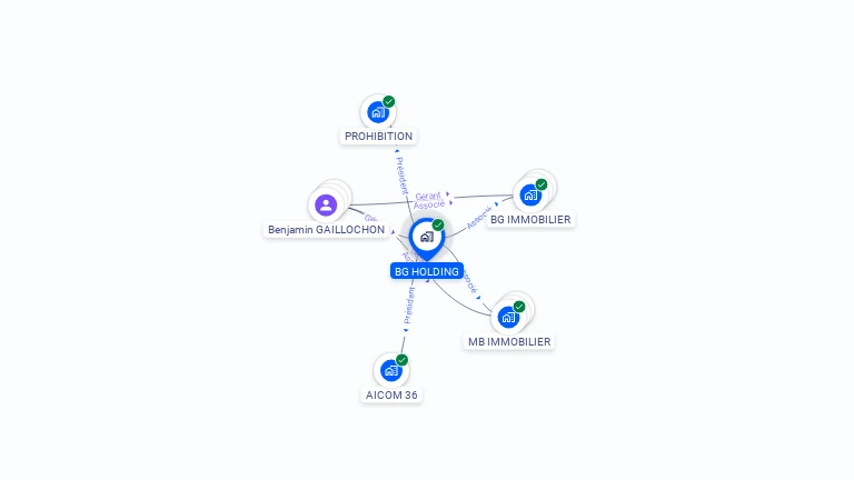Cartographie gratuite de BG HOLDING