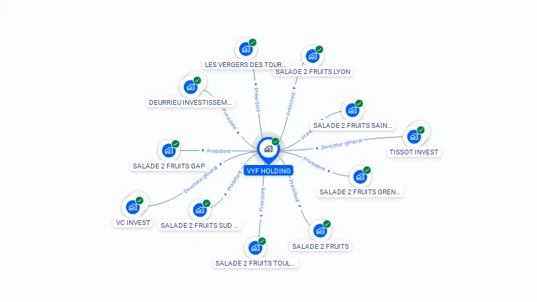 Cartographie gratuite de VYF HOLDING