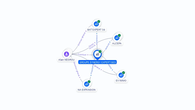 Cartographie gratuite de GROUPE SYNERGY EXPERTISES