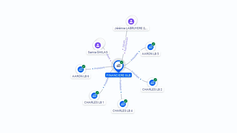 Cartographie gratuite de FINANCIERE GLB