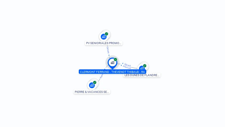 Cartographie gratuite de CLERMONT FERRAND - THEVENOT THIBAUD - RA