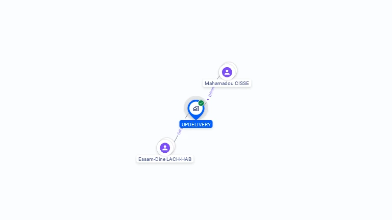 Cartographie gratuite d'UPDELIVERY