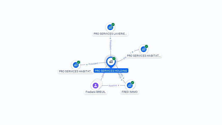Cartographie gratuite de PRO SERVICES HOLDING