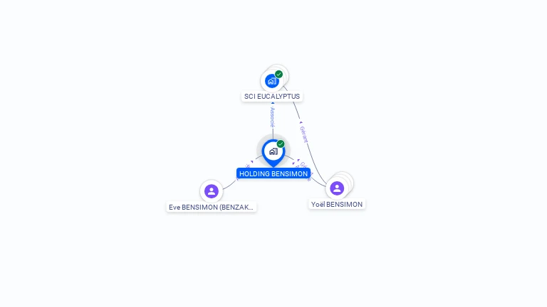Cartographie gratuite de HOLDING BENSIMON