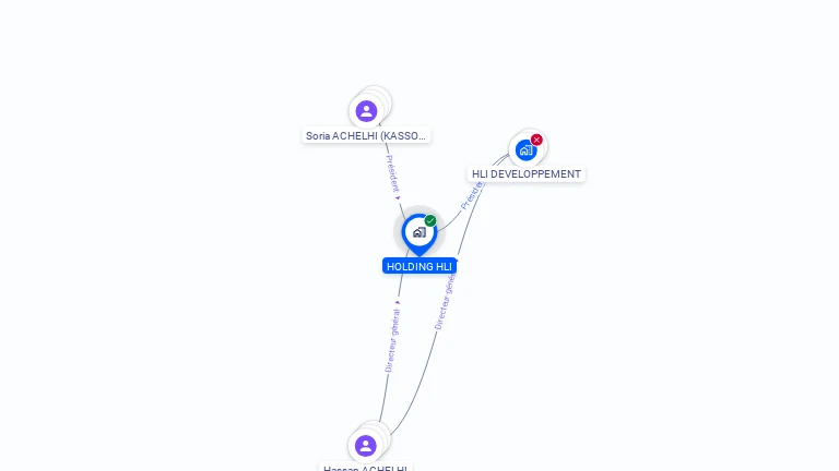 Cartographie gratuite de HOLDING HLI