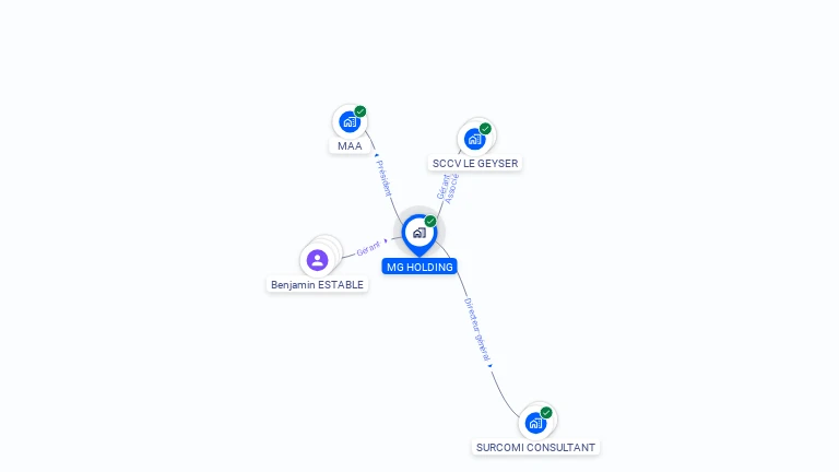 Cartographie gratuite de MG HOLDING