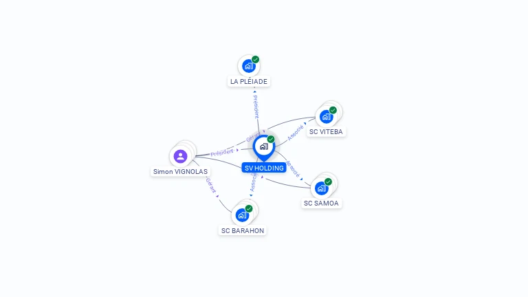 Cartographie gratuite de SV HOLDING