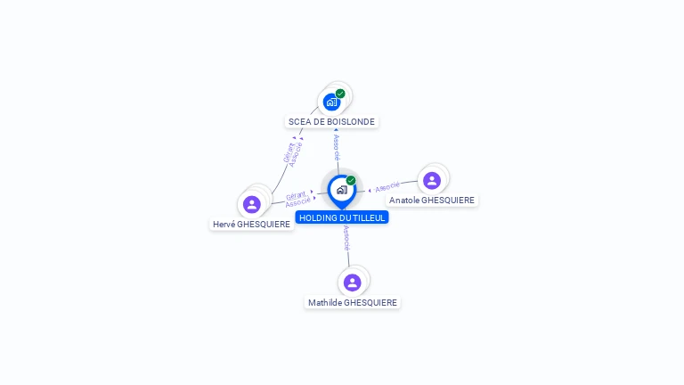 Cartographie gratuite de HOLDING DU TILLEUL