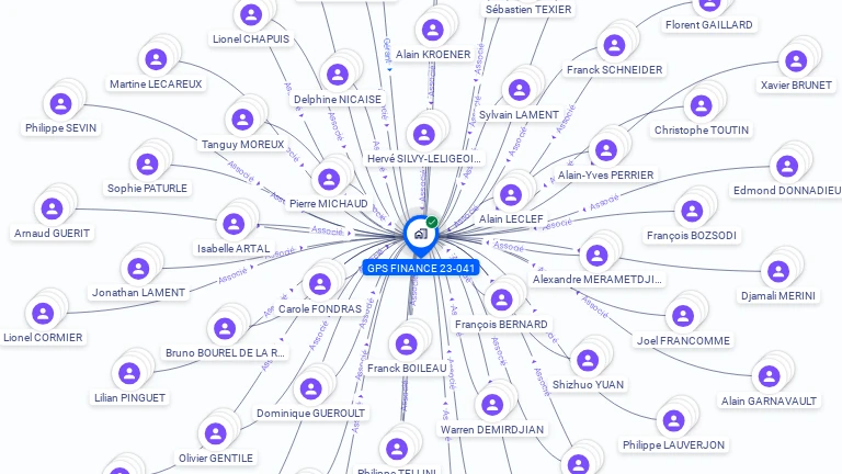 Cartographie gratuite de GPS FINANCE 23-041