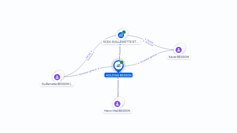 Cartographie gratuite de HOLDING BESSON