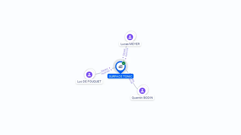 Cartographie gratuite de SURFACE TONIC