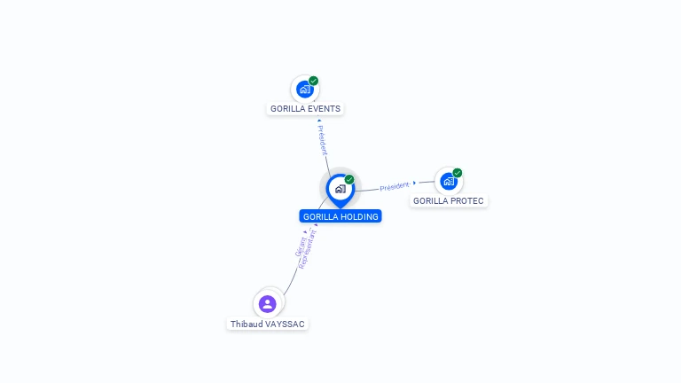 Cartographie gratuite de GORILLA HOLDING