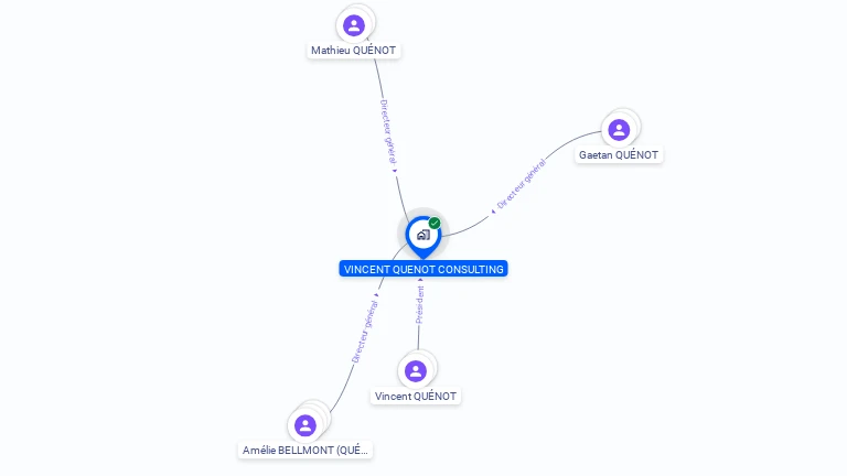Cartographie gratuite de VINCENT QUENOT CONSULTING