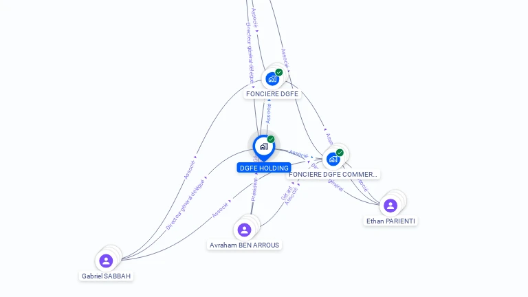 Cartographie gratuite de DGFE HOLDING