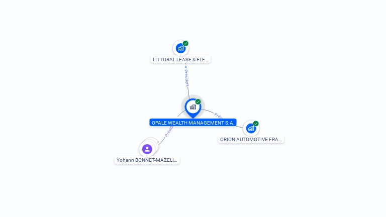 Cartographie gratuite d'OPALE WEALTH MANAGEMENT S.A.