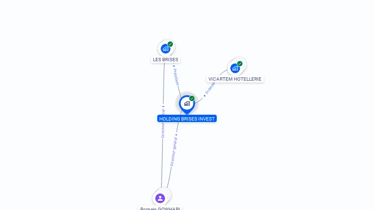 Cartographie gratuite de HOLDING BRISES INVEST